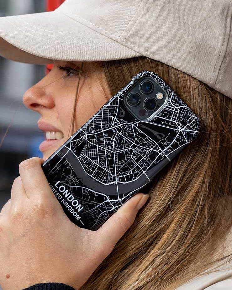 Kryt na telefon CityMarble™ s plánem města