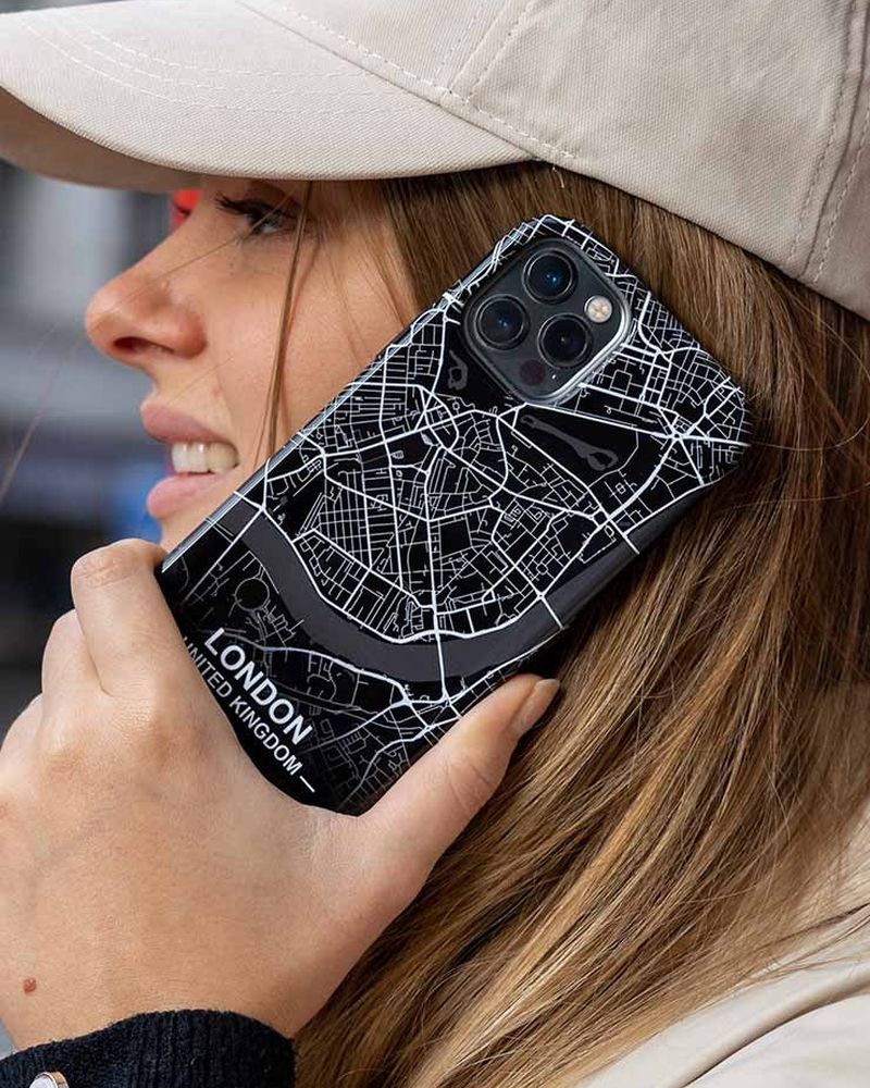Kryt na telefon CityMarble™ s plánem města
